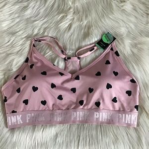 Pink Victoria Secret spot bra